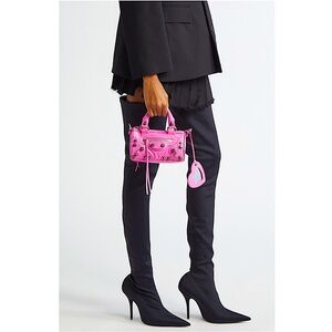 NEW🔥BALENCIAGA Nano Le Cagole Leather Bag🔥
